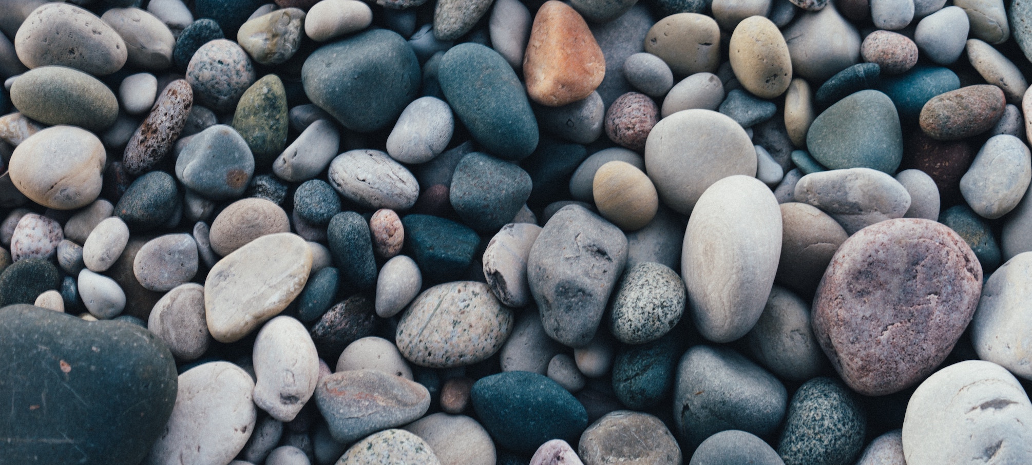 smooth beach stones